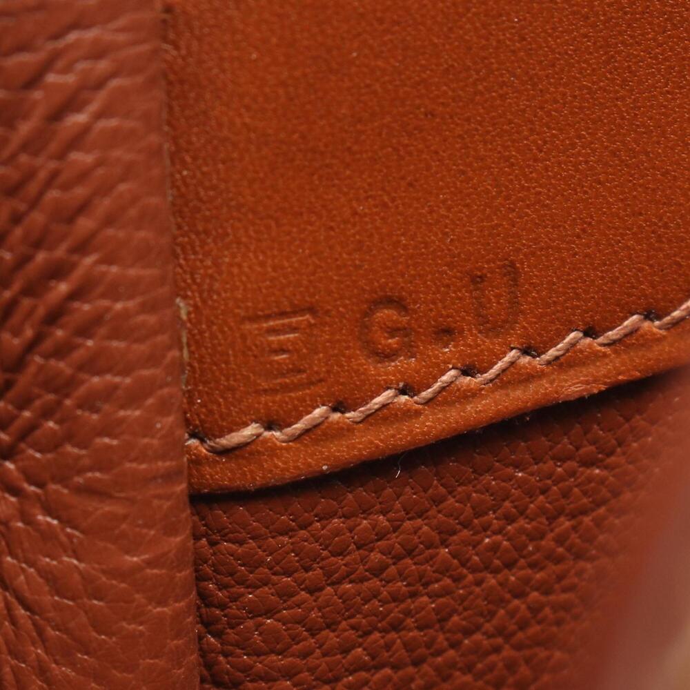 Hermes HERMES Dalvie MM Gold Handbag, Calfskin (Cowhide), Box Calf Leather, W... - Picture 5 of 10